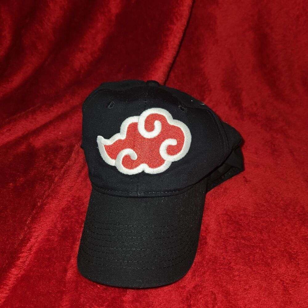 Japanese Akatsuki Logo Anime Naruto Shippuden Hat Cap Black